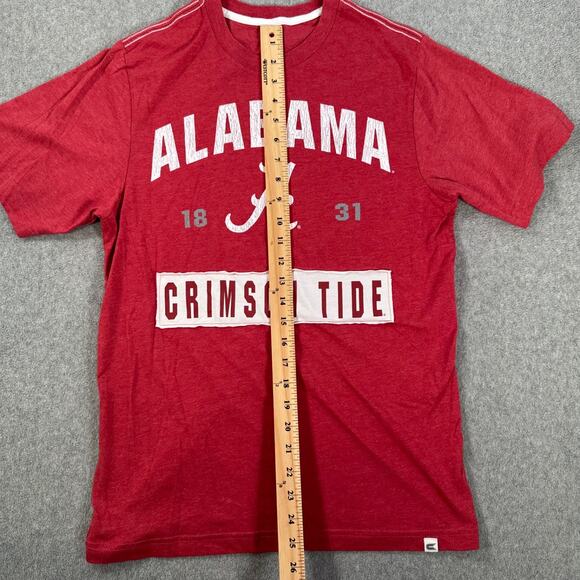 Alabama Crimson Tide Colosseum Short Sleeve Tee Shirt Mens Small Bama Distressed - Picture 6 of 8